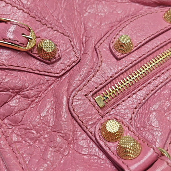 Classic City Mini Lambskin Red