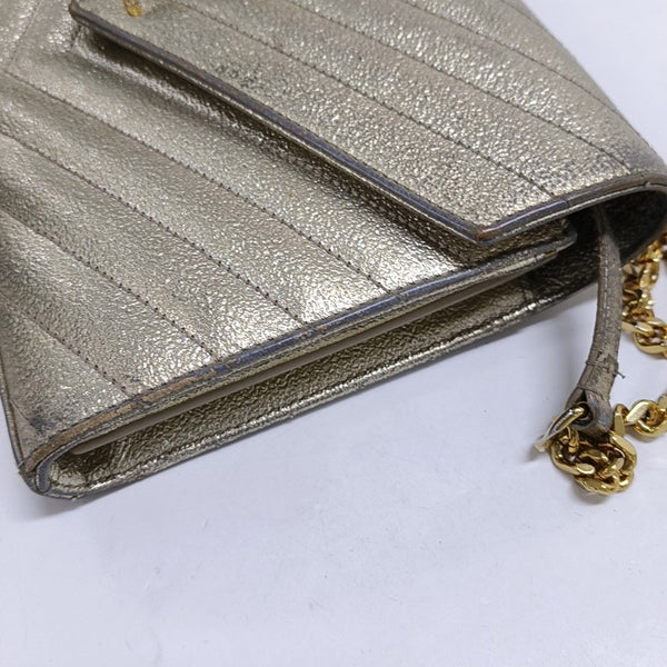 MONOGRAM Medium Chevron Calfskin Beige