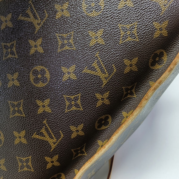 MENILMONTANT MM Monogram Coated Canvas Brown