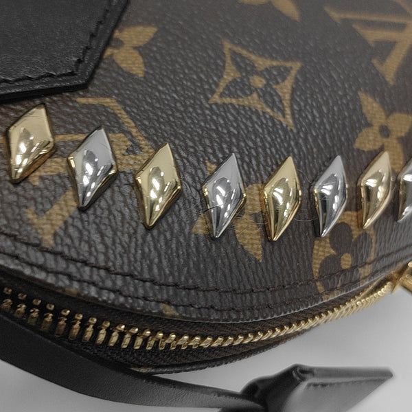 ALMA BB Monogram Coated Canvas Brown