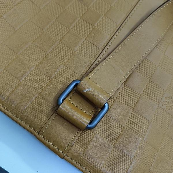 TADAO PM Damier Calfskin Yellow
