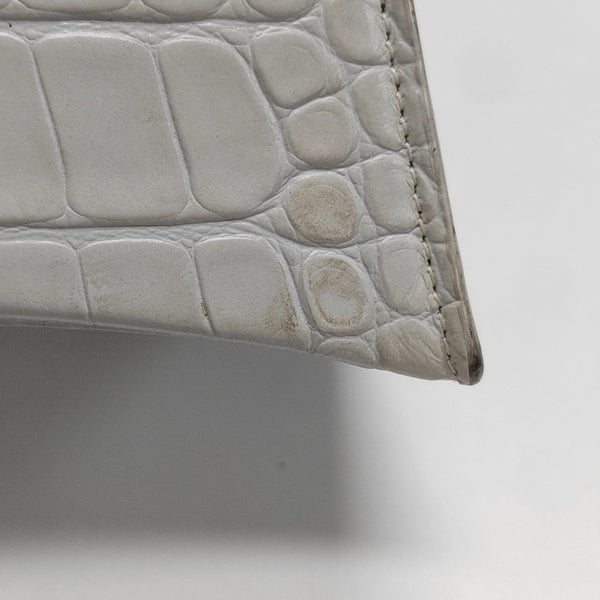 Hourglass S Calfskin White