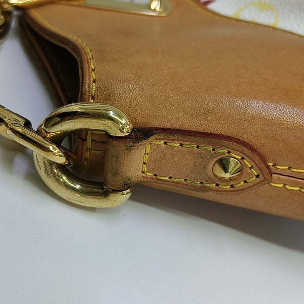 LV × TM JUDY MM Monogram Coated Canvas White