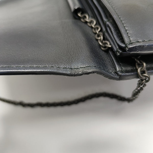 Lambskin Shoulder Bag Black