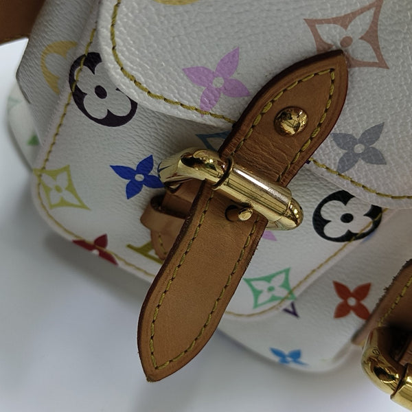 LV × TM NÉONOÉ MM Monogram Coated Canvas White