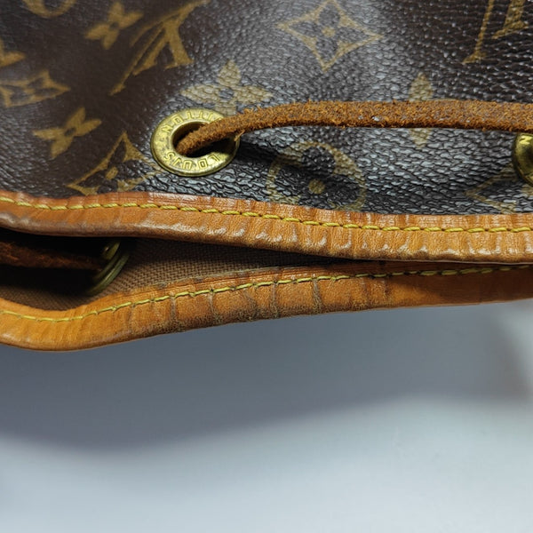 NOÉ MM Monogram Coated Canvas Brown