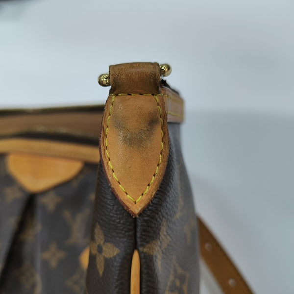 PALERMO GM Monogram Coated Canvas Brown