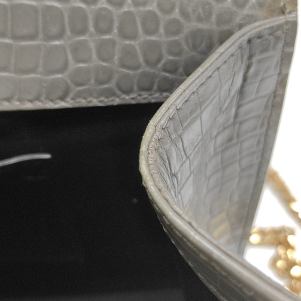 KATE Medium Calfskin Gray