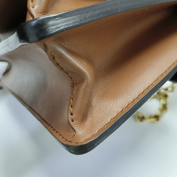 DAUPHINE MM Monogram Coated Canvas Brown