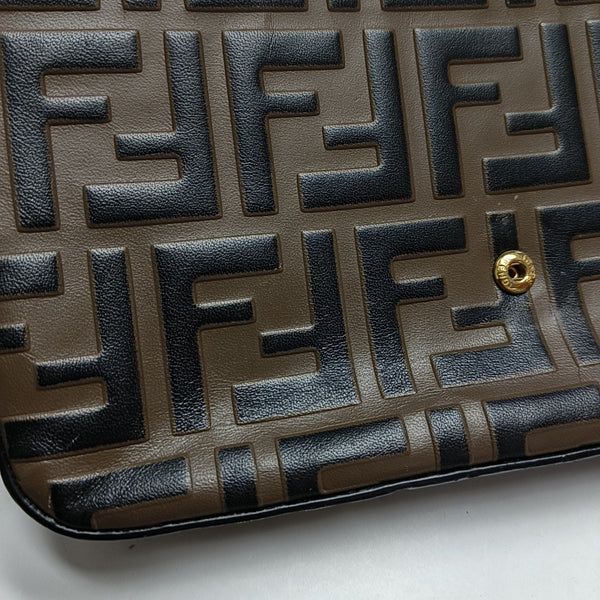 Calfskin Crossbody Bag Brown