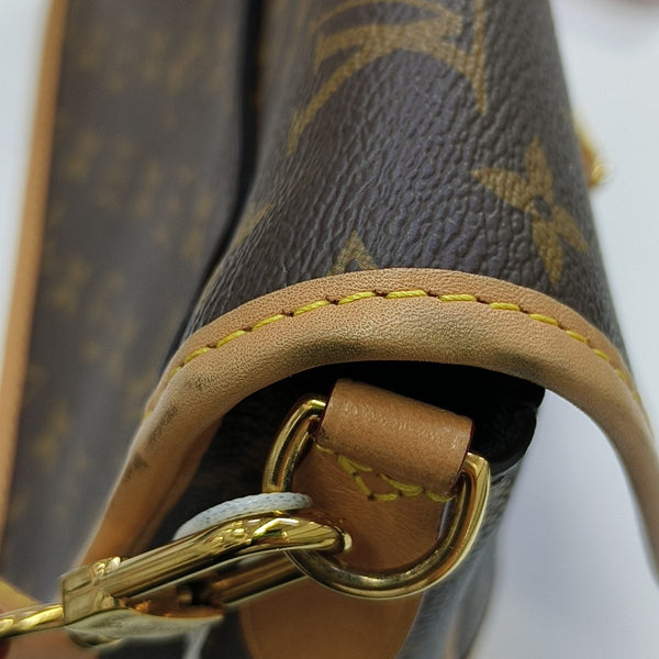 DIANE Monogram Coated Canvas Brown