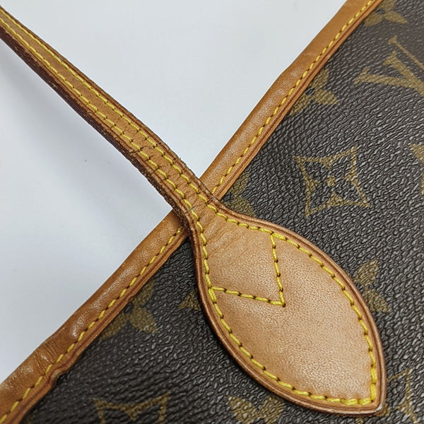 NEVERFULL PM Monogram Coated Canvas Brown