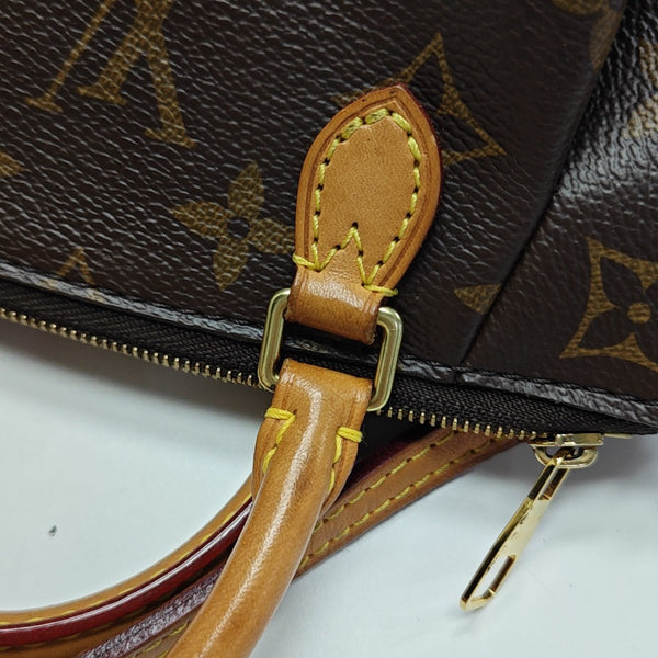 TURENNE Nano Monogram Coated Canvas Brown