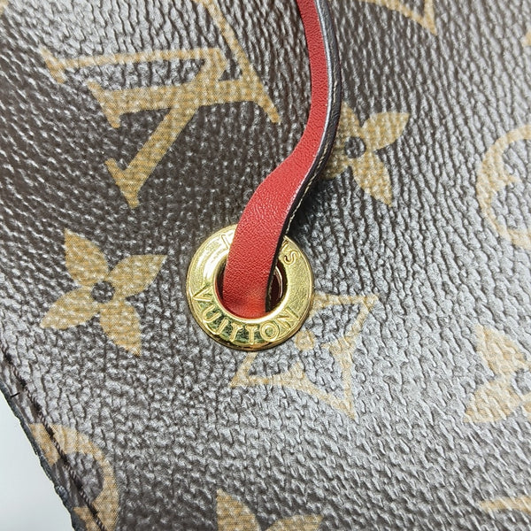 NÉONOÉ MM Monogram Coated Canvas Brown