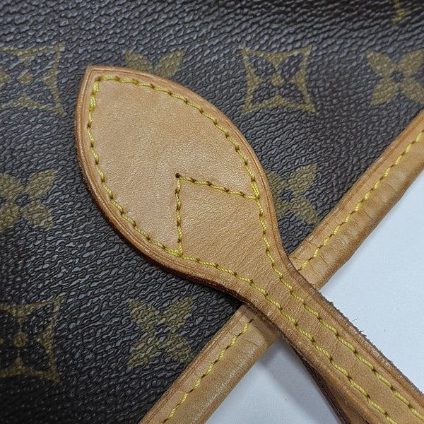 NEVERFULL GM Monogram Coated Canvas Brown