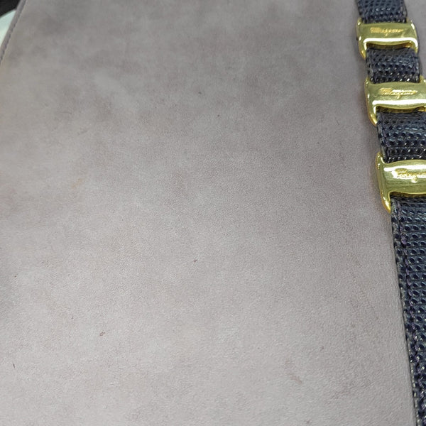 Suede Shoulder Bag Purple