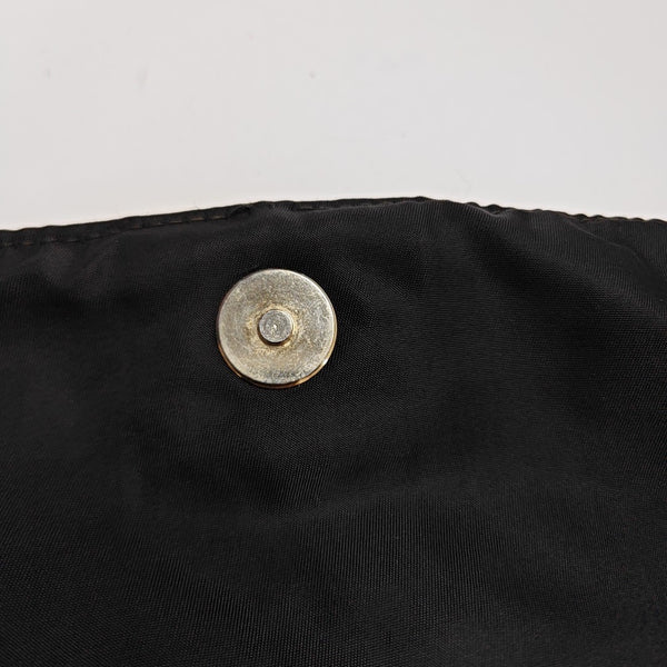 Nylon Quilted Nylon Black
