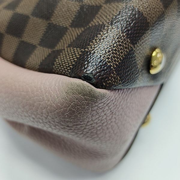 BRITTANY BB Damier Ebene Coated Canvas Brown