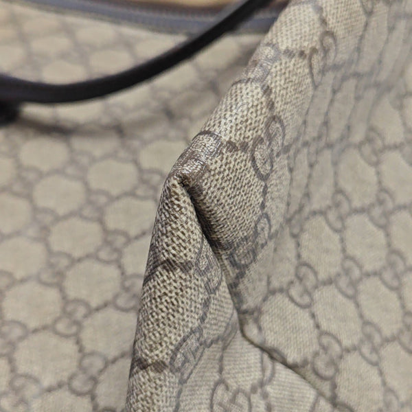 Monogram Coated Canvas Tote Bag Beige