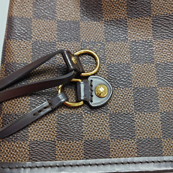 NEVERFULL MM Damier Ebene Coated Canvas Brown