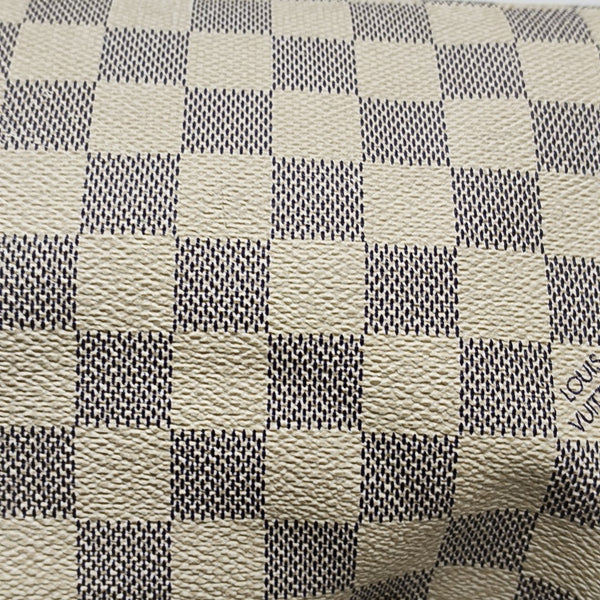 SPEEDY 25 Damier Azur Coated Canvas White