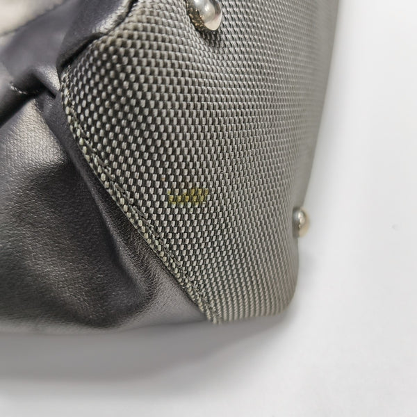 PARIS BIARRITZ Quilted Coated Canvas Gray