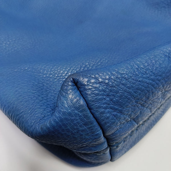 Calfskin Tote Bag Blue