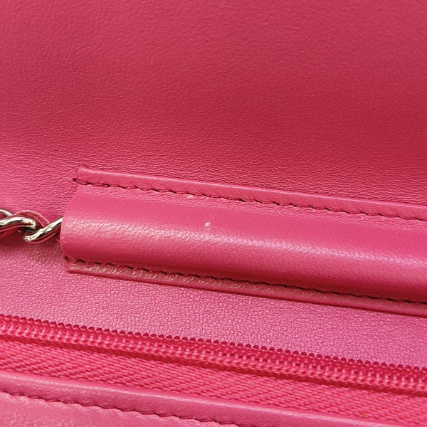 WOC Quilted Lambskin Pink