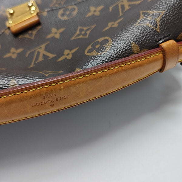 MÉTIS MM Monogram Coated Canvas Brown