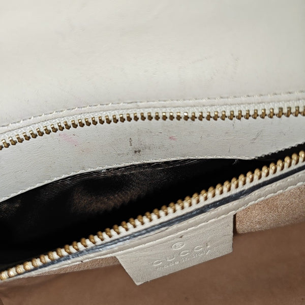 Sylvie Small Calfskin White