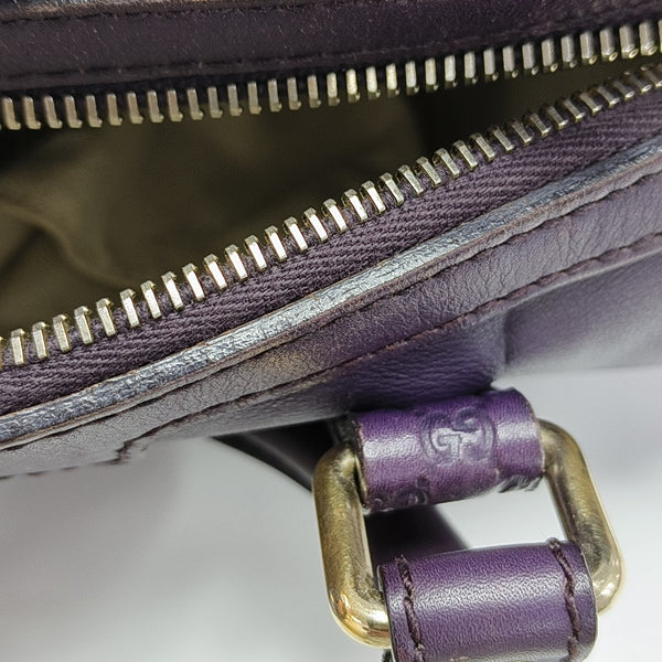 Joy Monogram Calfskin Purple