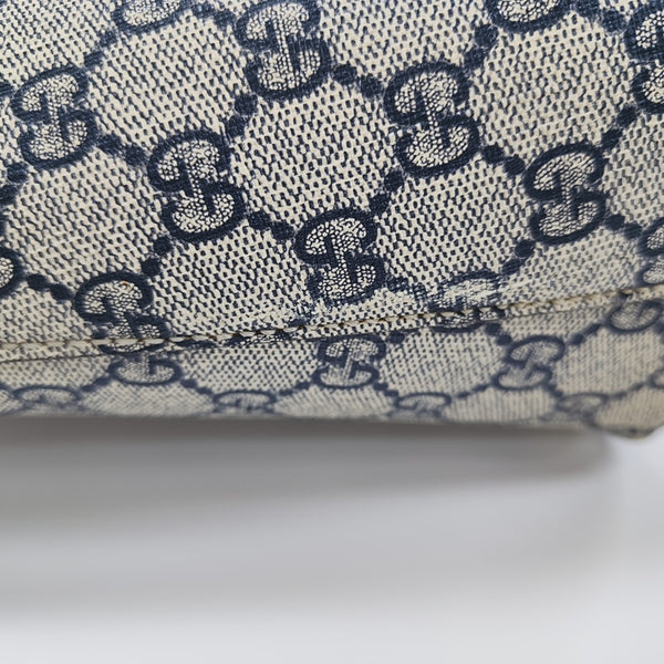GG Blooms Monogram Coated Canvas Beige