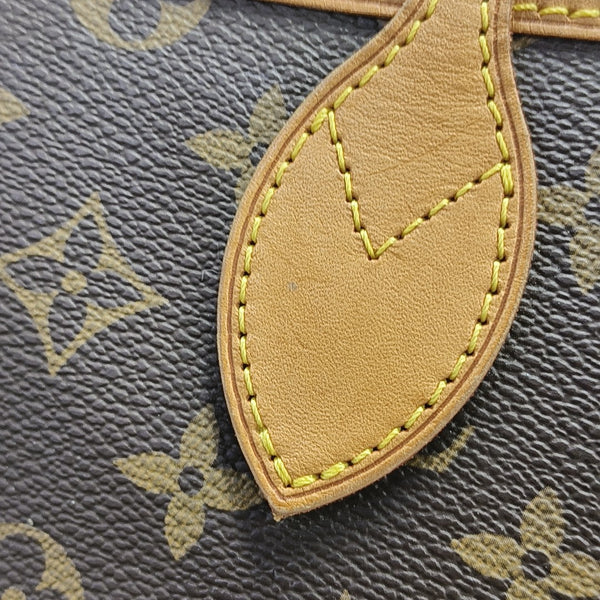 NEVERFULL GM Monogram Coated Canvas Brown