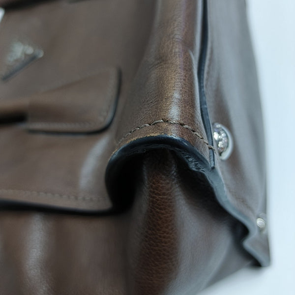 Glace Calf Calfskin Brown