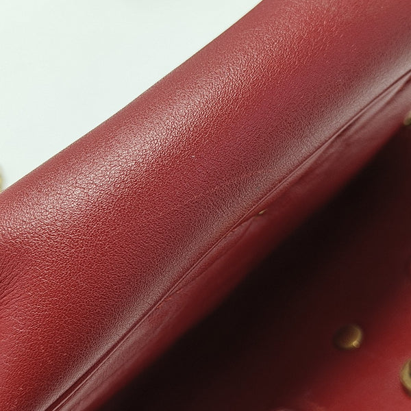 GG Marmont Mini Quilted Calfskin Red
