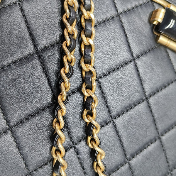 Quilted Lambskin Black