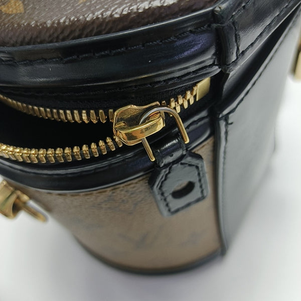 CANNES PM Monogram Coated Canvas Brown