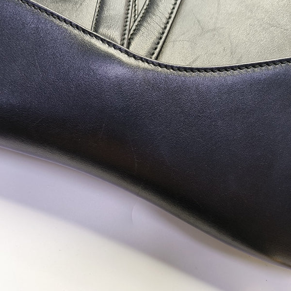 Saddle Small Calfskin Black