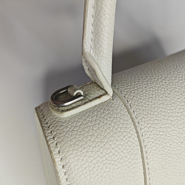Hourglass S Calfskin White