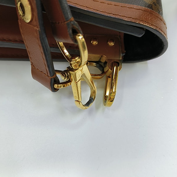 DAUPHINE MM Monogram Coated Canvas Brown