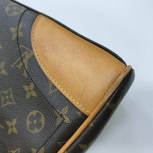 BEVERLY MM Monogram Coated Canvas Brown