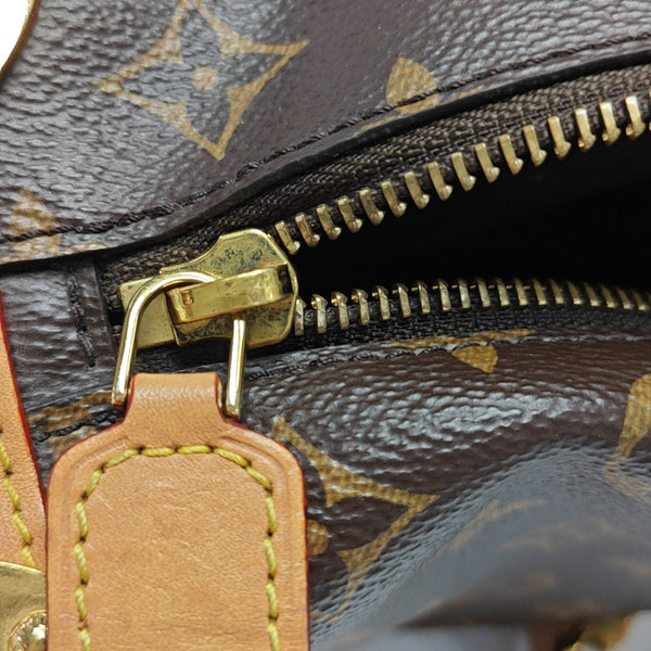 SIDE TRUNK MM Monogram Coated Canvas Brown
