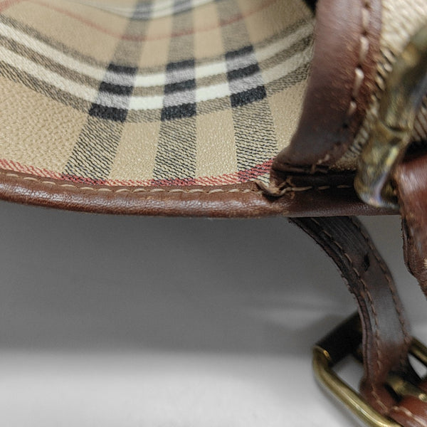 Coated Canvas Small Beige
