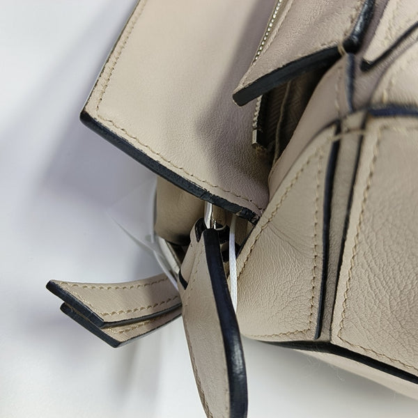 Puzzle Medium Calfskin Beige