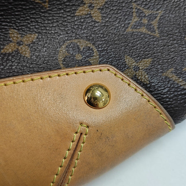 ESTRELA MM Monogram Coated Canvas Brown