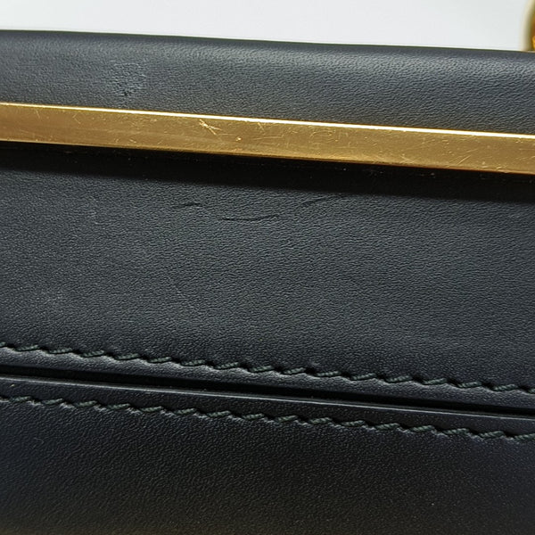 Padlock Work Calfskin Black