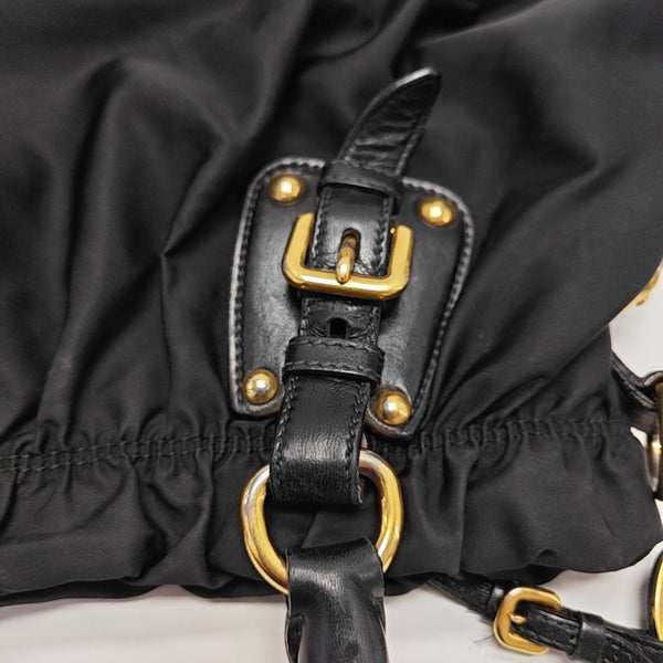 Nylon Tote Bag Black