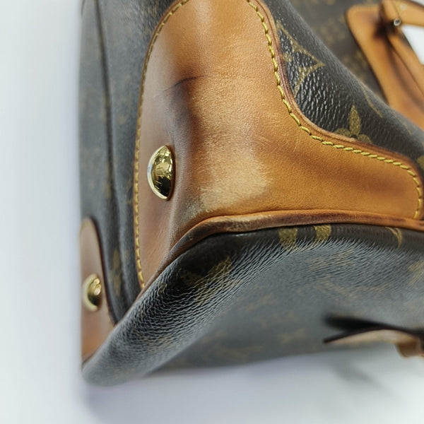 RETIRO NM Monogram Coated Canvas Brown