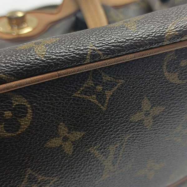 VINTAGE BOETIE PM Monogram Coated Canvas Brown