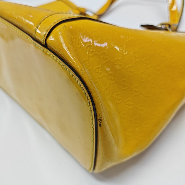 Microguccissima Monogram Calfskin Yellow
